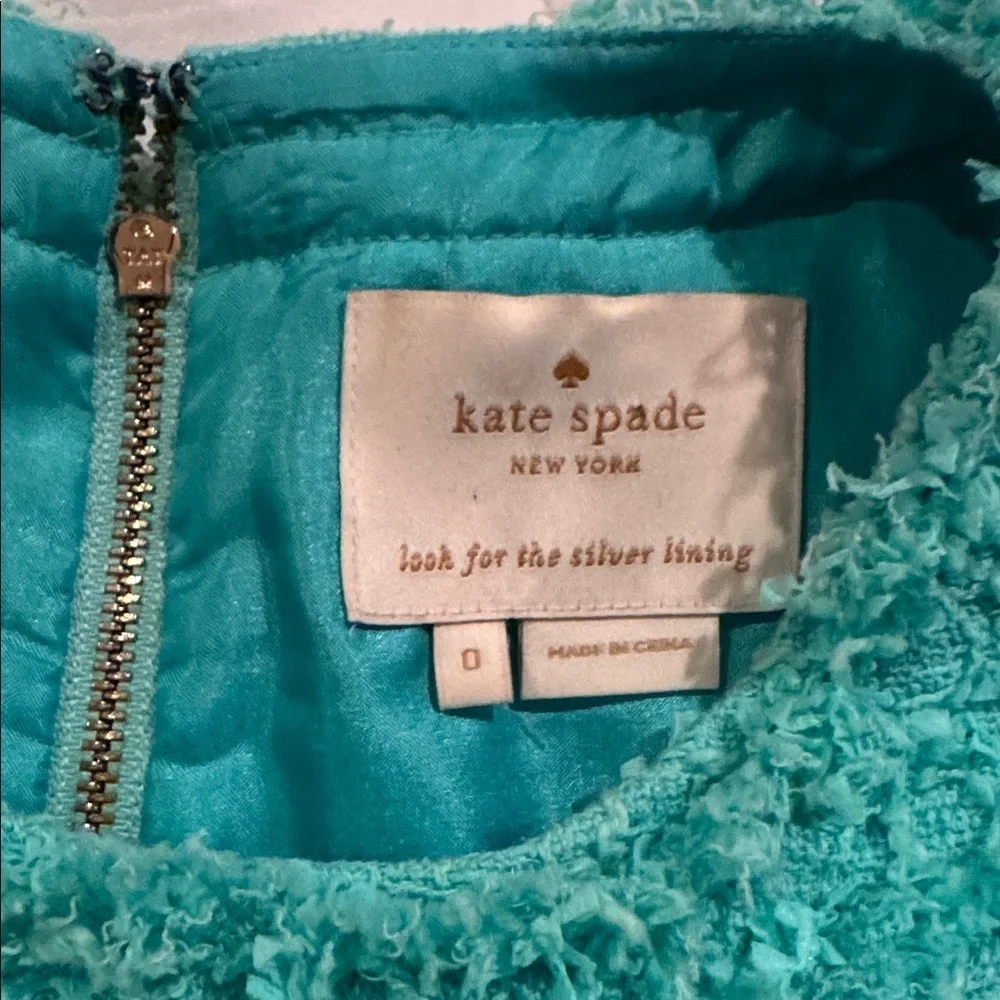 Kate Spade mint green tweed dress